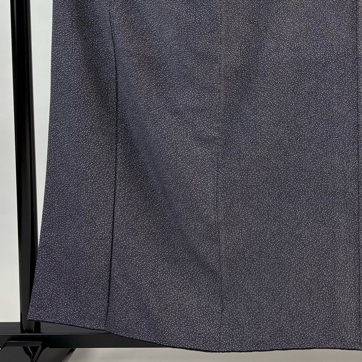 江戸小紋 身丈158.5 cm 裄丈64.5 M 袷 大小あられ 灰紫 正絹