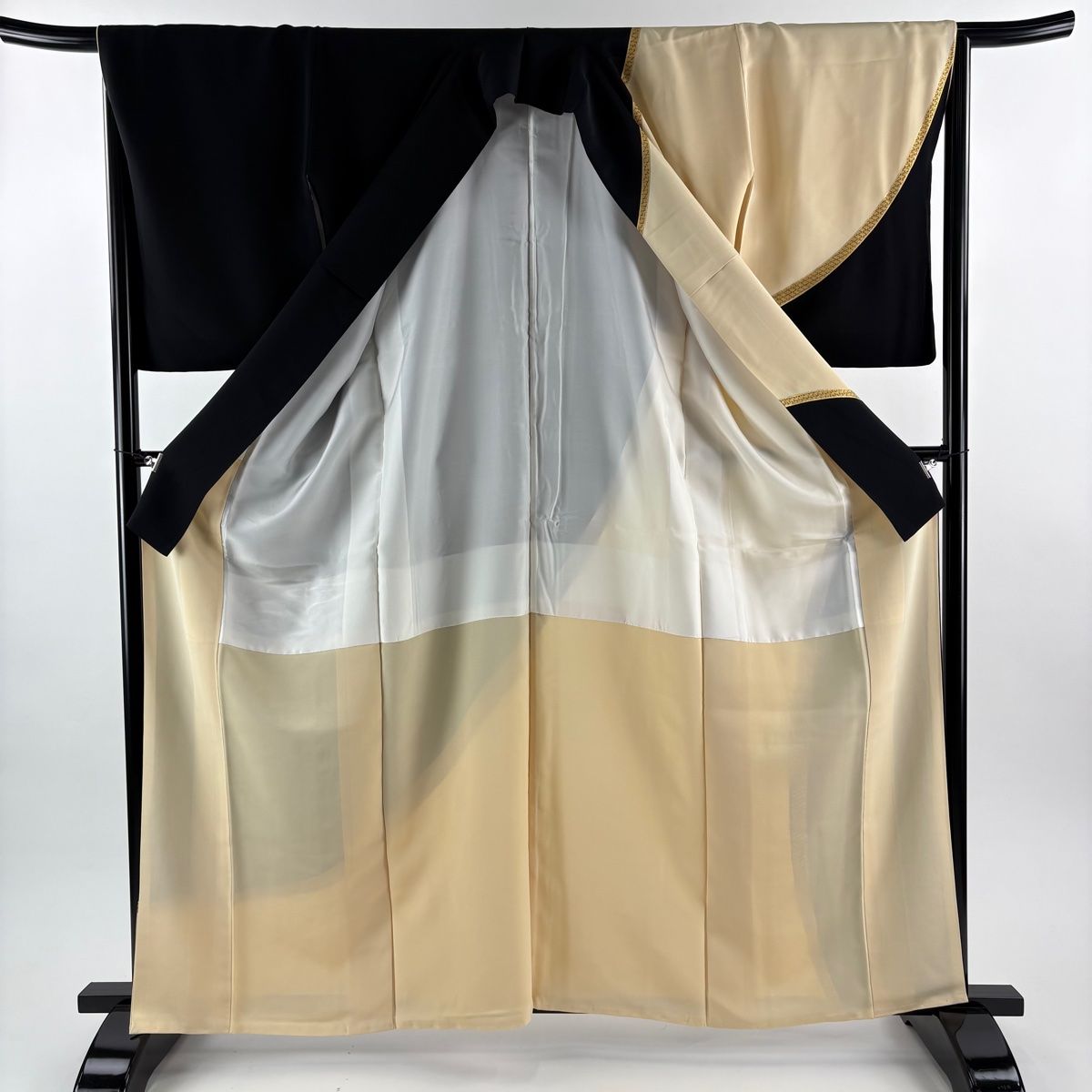 ペンギン様　渡辺雪三郎の新品更紗地紋色無地フルセット① 美品】 訪問着 身丈162.5cm 裄丈66cm M 袷 渡辺雪三郎 落款 幾何学