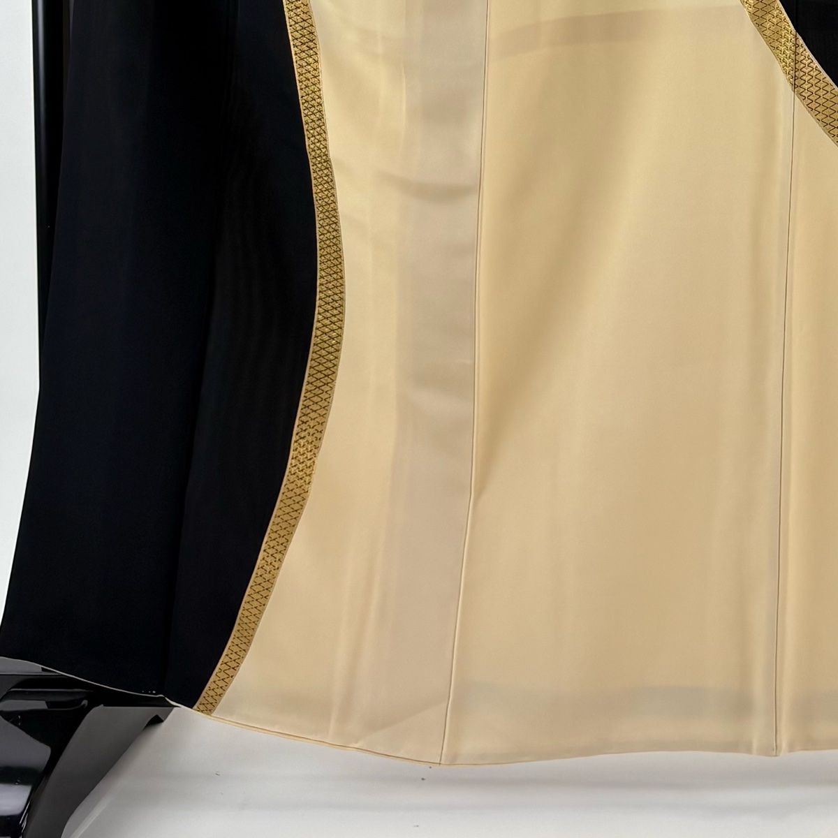 ペンギン様　渡辺雪三郎の新品更紗地紋色無地フルセット① 美品】 訪問着 身丈162.5cm 裄丈66cm M 袷 渡辺雪三郎 落款 幾何学