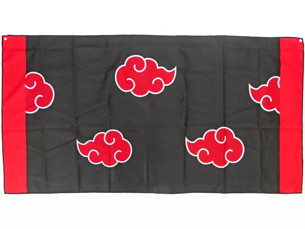 中古】タオル・手ぬぐい 暁 なりきりビッグタオル 「NARUTO-ナルト