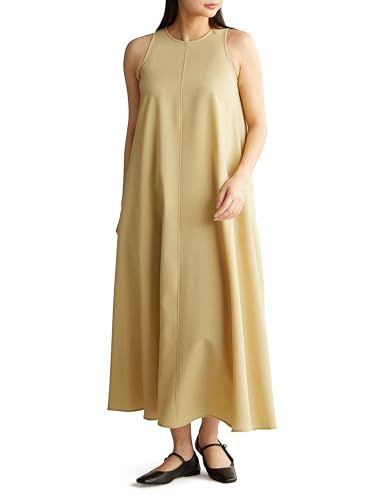 ナチュラルビューティーベーシック リネンライクアメスリフ ワンピース