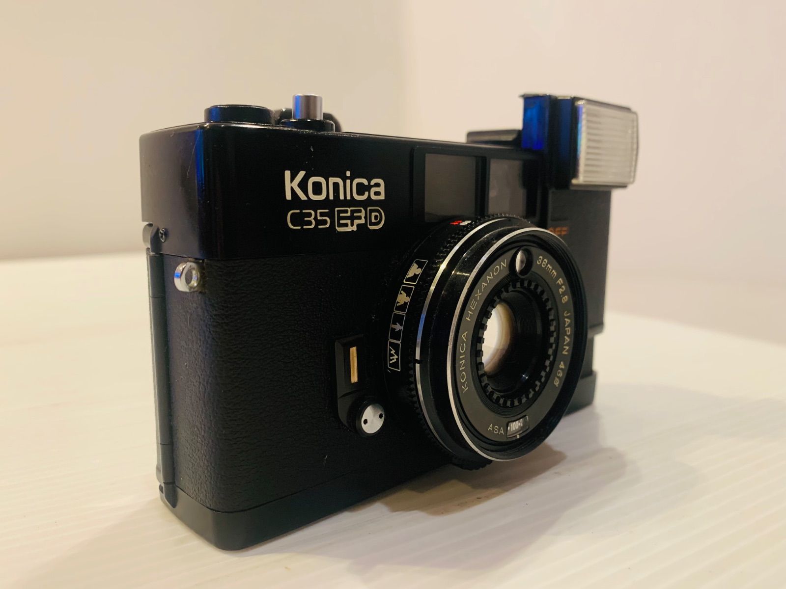 動作確認済み】フィルムカメラ Konica C35 EFD - メルカリ