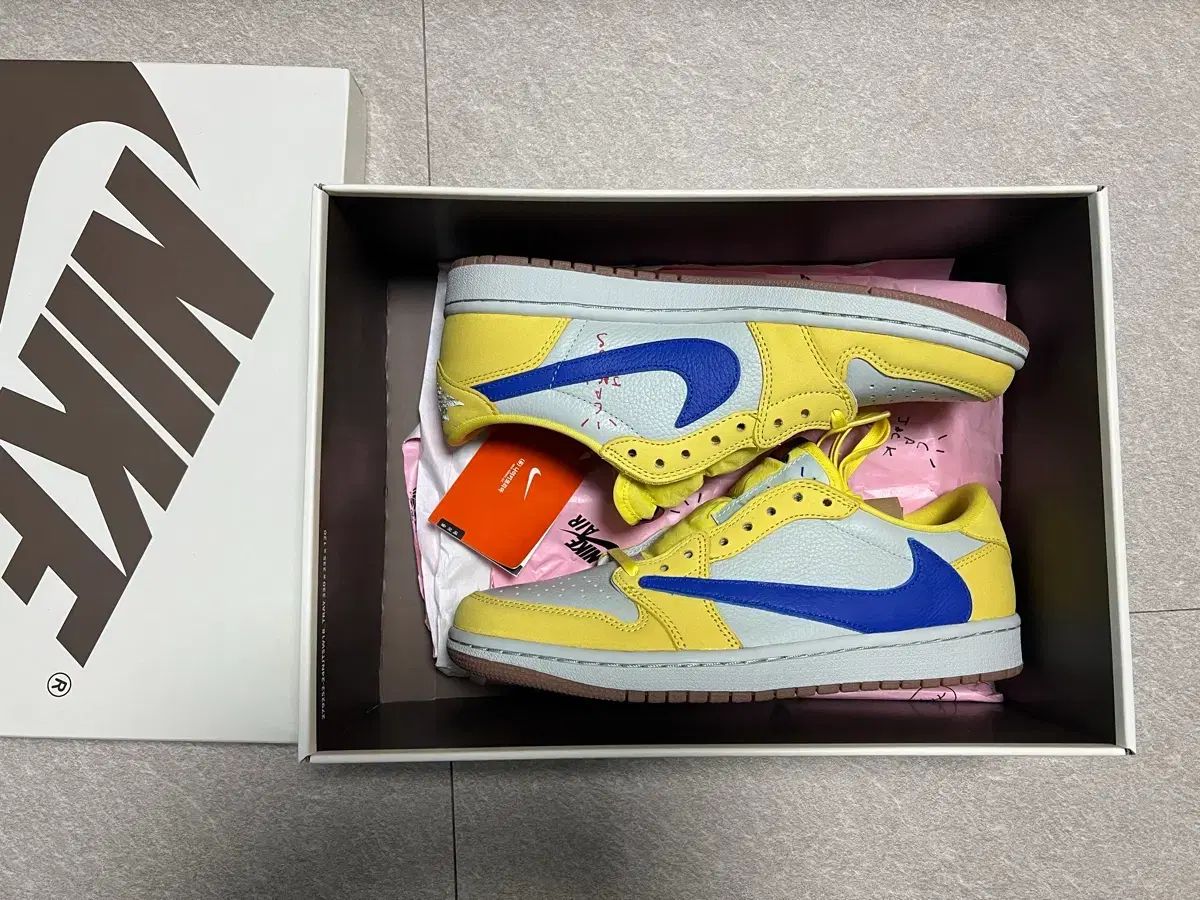 W 265 NIKE スコット ジョーダン1 ロー カナリー