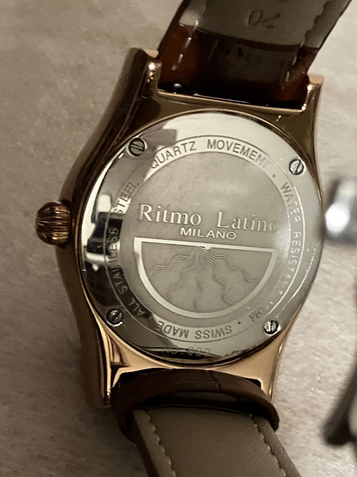 稼働☆Ritmo Latino メンズ腕時計 革ベルト新品 尾錠オリジナル - メルカリ