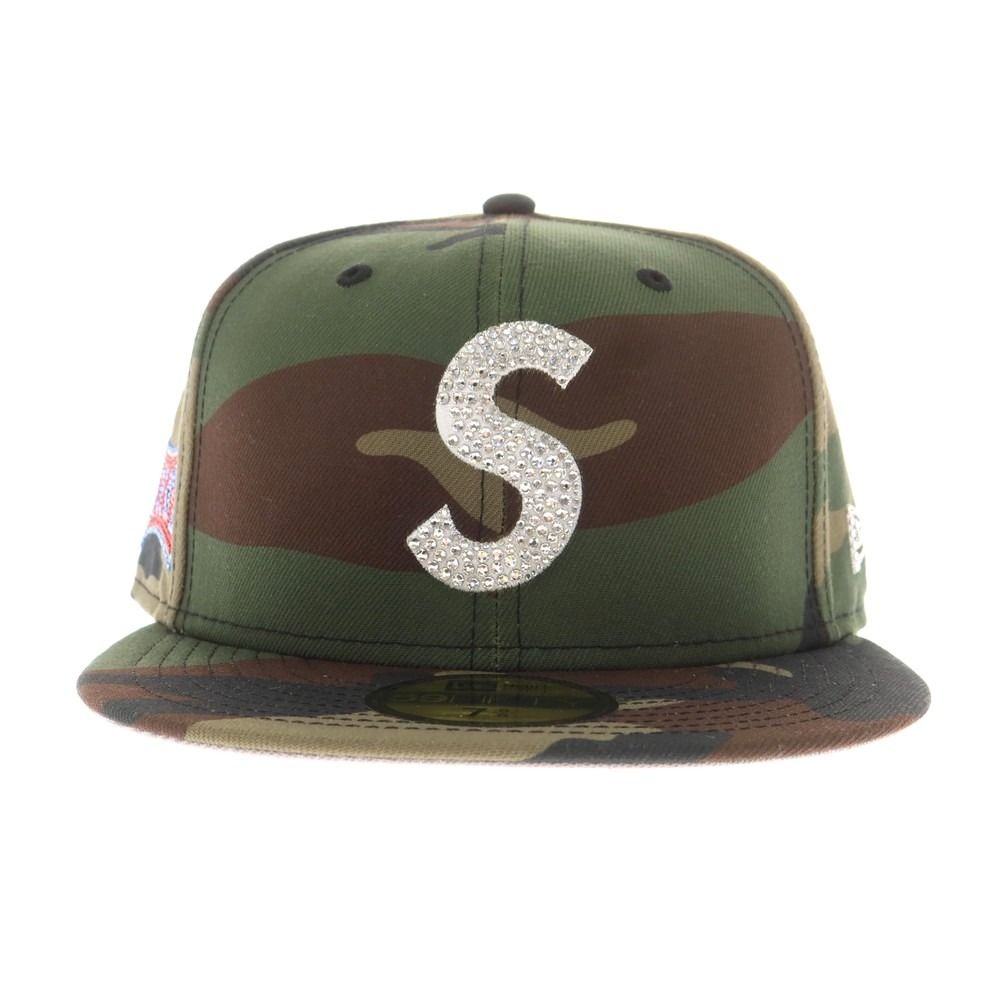 中古】シュプリーム Supreme 2025年秋冬 Swarovski S Logo New Era
