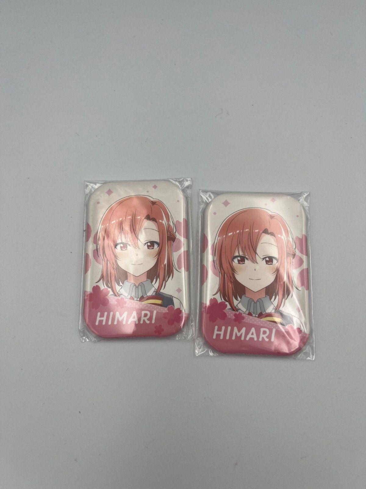 【新品】 ささやくように恋を唄う　カンバッジ　木野 ひまり 2 ささ恋 ささやくように恋を唄う スクエア缶バッジ 木野ひまり 2個