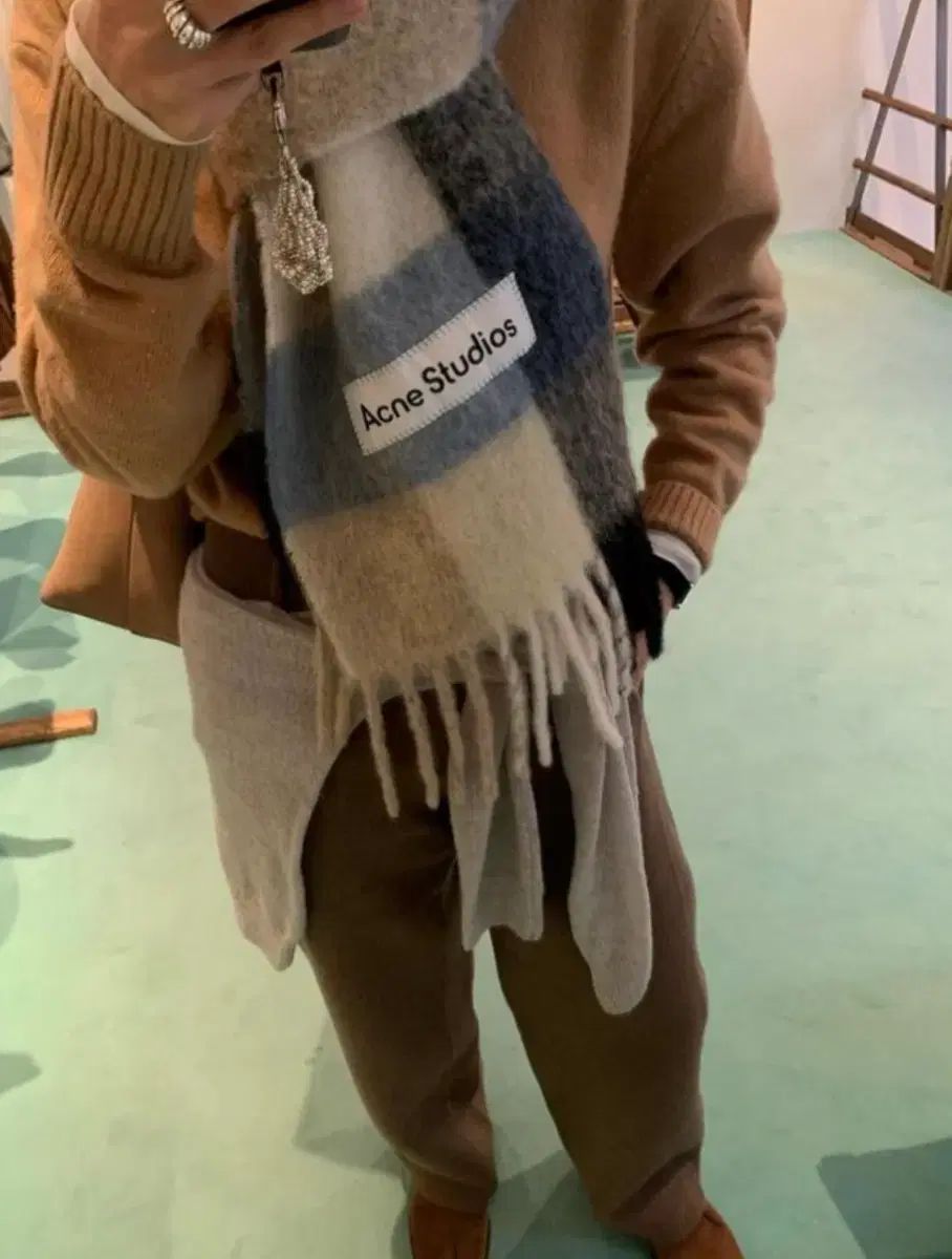 Acne Studios アクネストゥディオズ CHECK アルパカ モヘア ウール