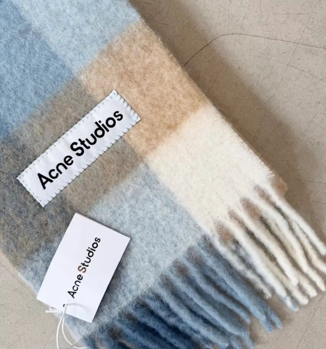 Acne Studios アクネストゥディオズ CHECK アルパカ モヘア ウール