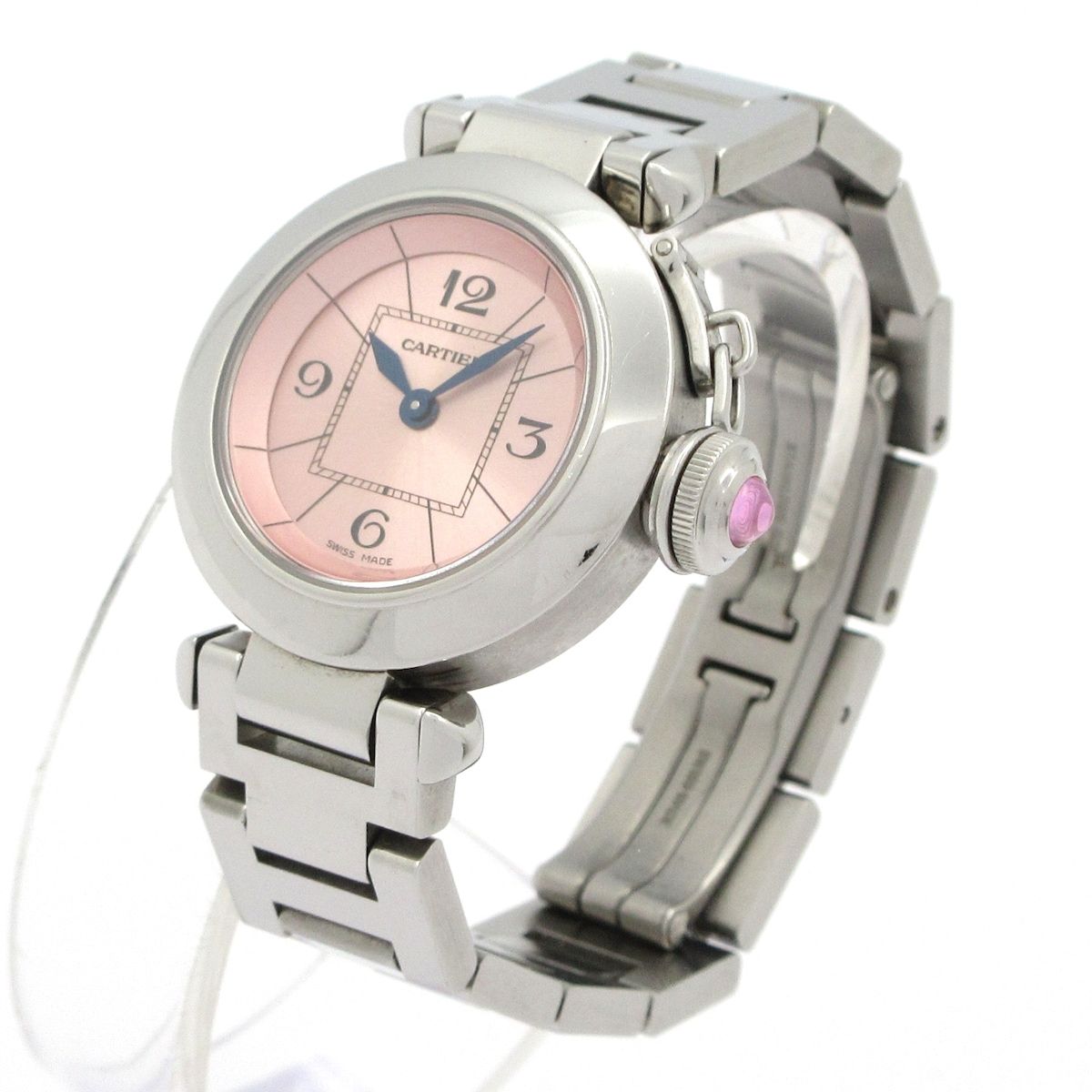Cartier カルティエ 腕時計 ミスパシャ レディース SS ピンク