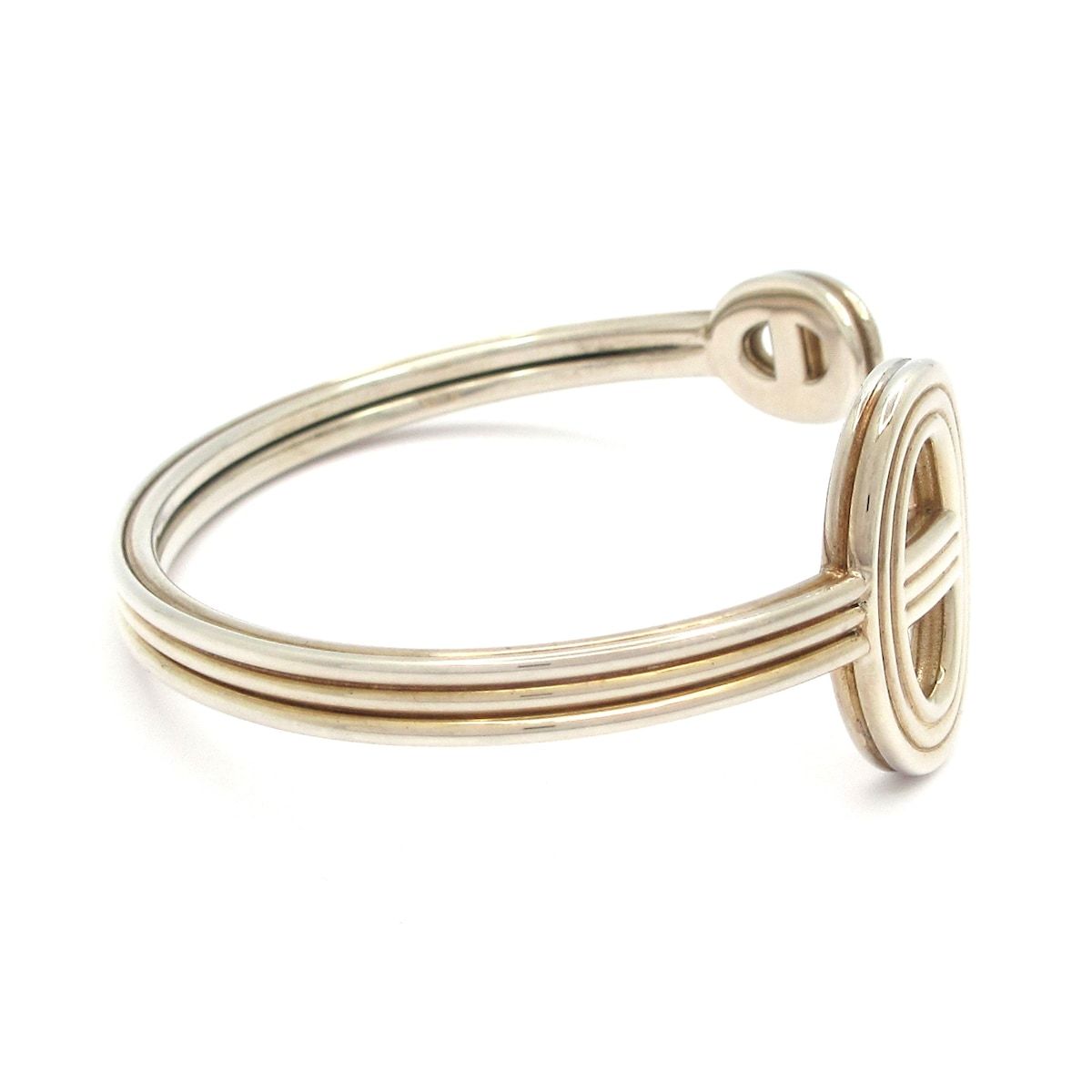 HERMES エルメス バングル シェーヌダンクル24 シルバー