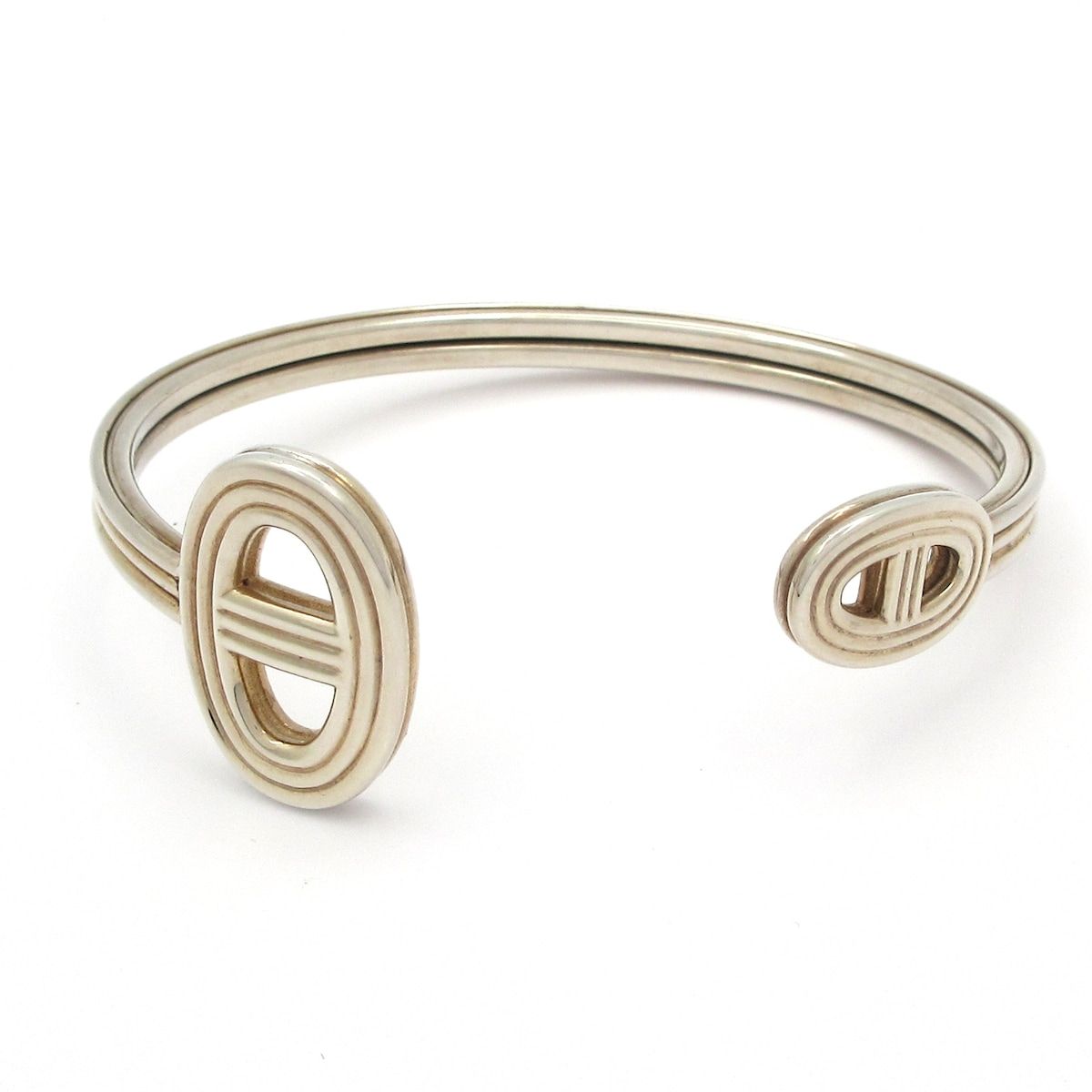 HERMES(エルメス) バングル シェーヌダンクル24 シルバー - メルカリ