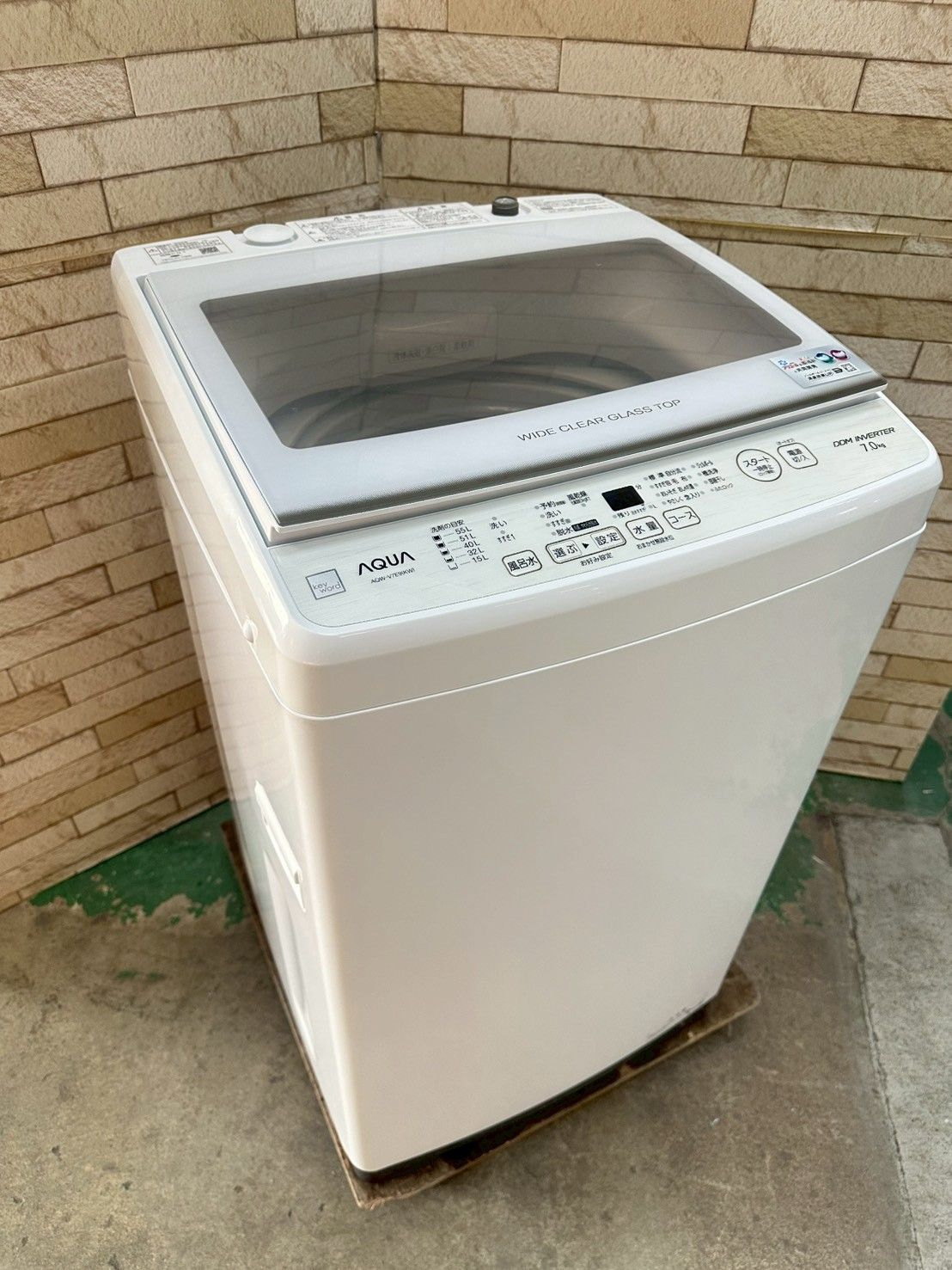 大阪 3か月保障付き 洗濯機 アクア 7 kg AQW V E 9 IS 217
