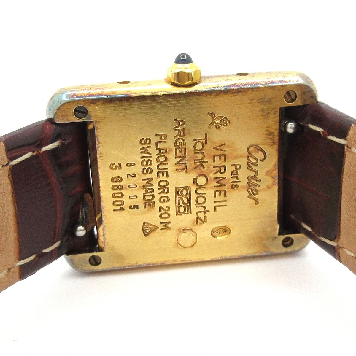 Cartier(カルティエ) 腕時計 マストタンクヴェルメイユ レディース 925