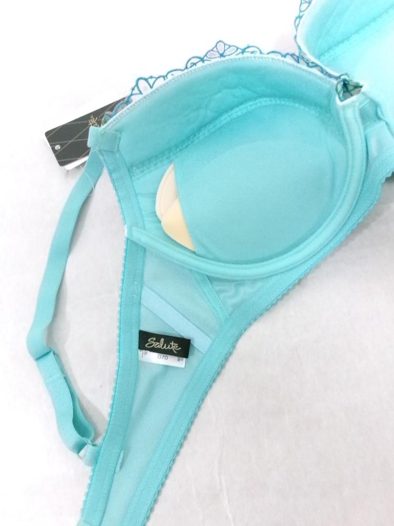 新品】Wacoal Salute ワコールサルート ブラジャー 水色系 送料込み