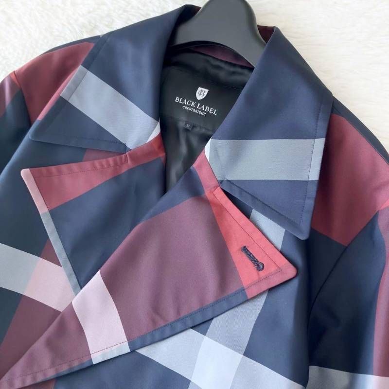 新品タグ付き✨️定価10万ビッグスケールクレストブリッジチェックチェスターコート BLACK LABEL CRESTBRIDGE（ブラックレーベル・クレストブリッジ）の