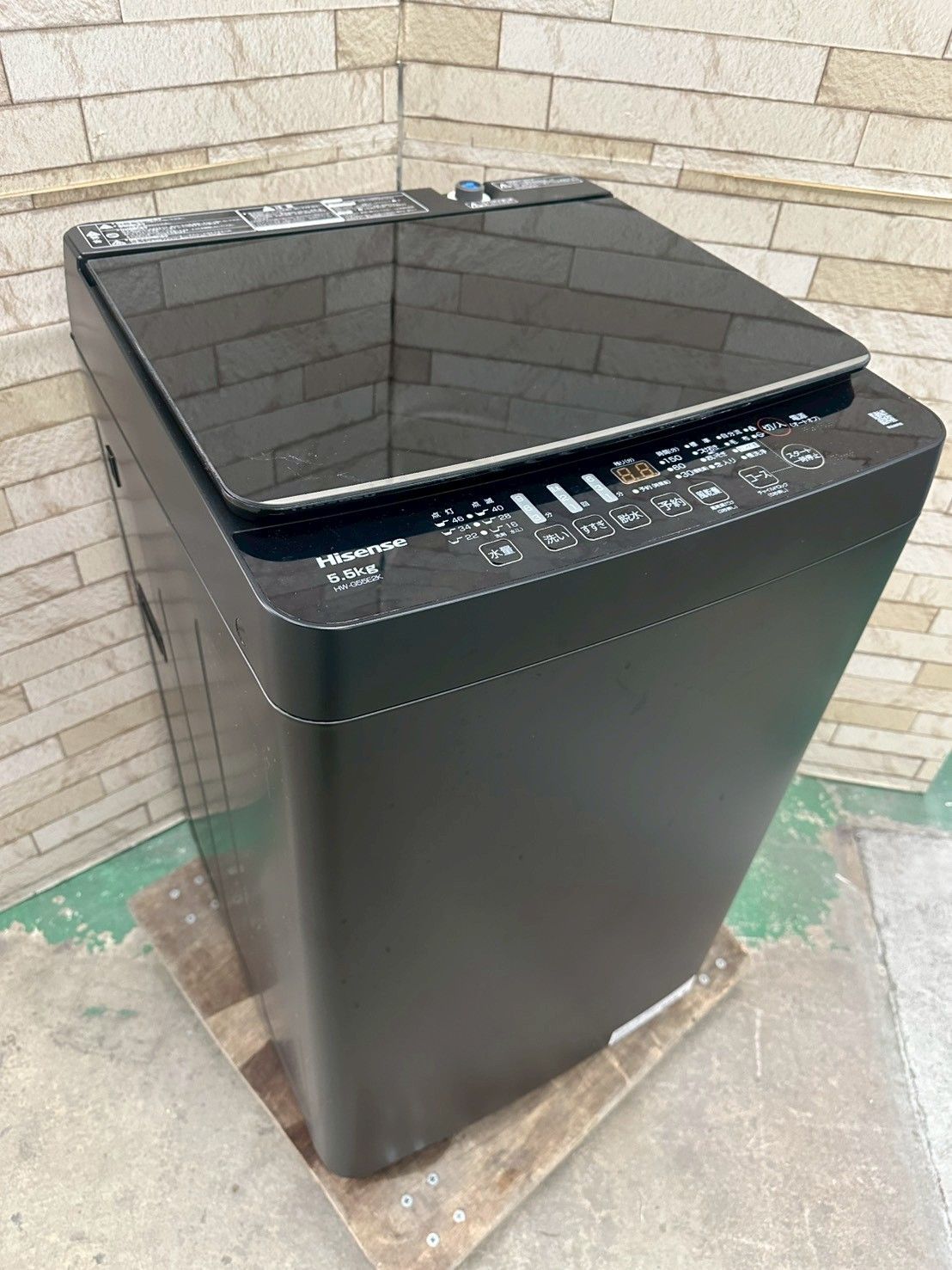 【高年式】大阪送料無料★3か月保障付き★洗濯機★Hisense★ハイセンスkg★2024年★HW-G55E2K★IS-219 高年式】大阪送料無料☆3か月保障付き☆洗濯機☆Hisense☆ハイセンスkg