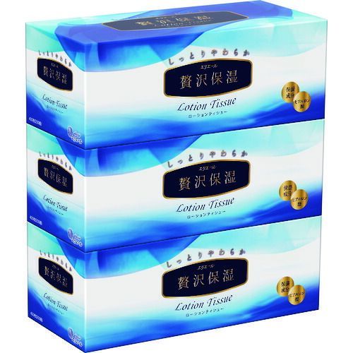 エリエール 贅沢保湿ボックス３Ｐ