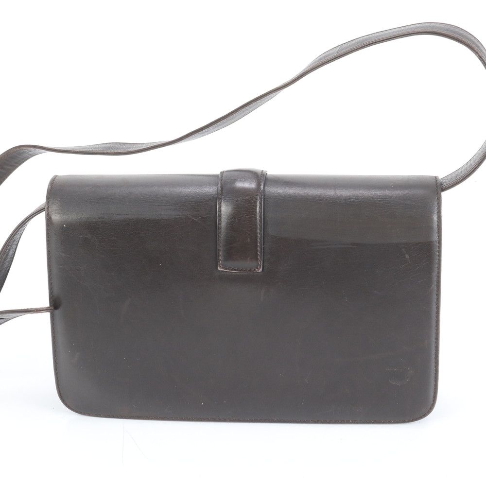 美品 セリーヌ トリオンフ 金具 レザー ショルダーバッグ 斜め掛け