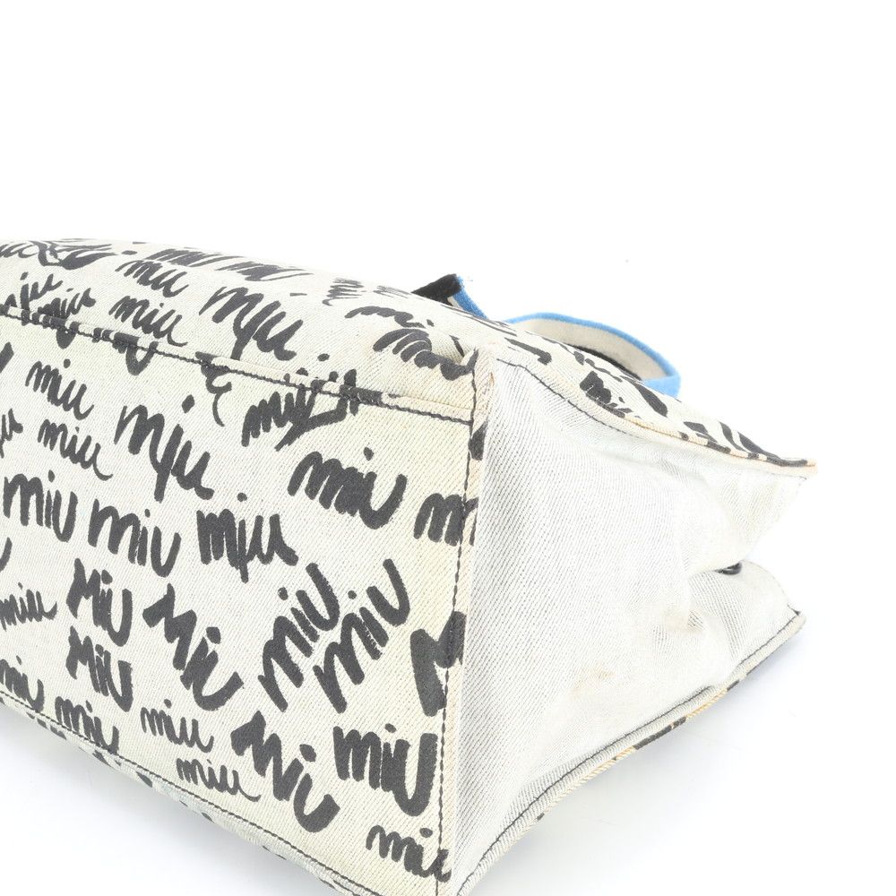 極美品 ミュウミュウ ギャランティ付 グラフィックロゴ 2WAY