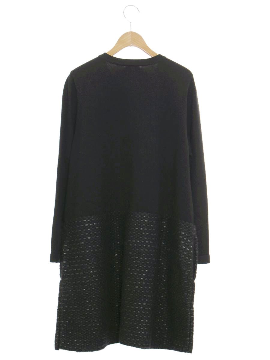 トゥービーシック W 7 F 06 229 09 ワンピース 46 ブラック ニット ダブルジップ ストレッチ素材