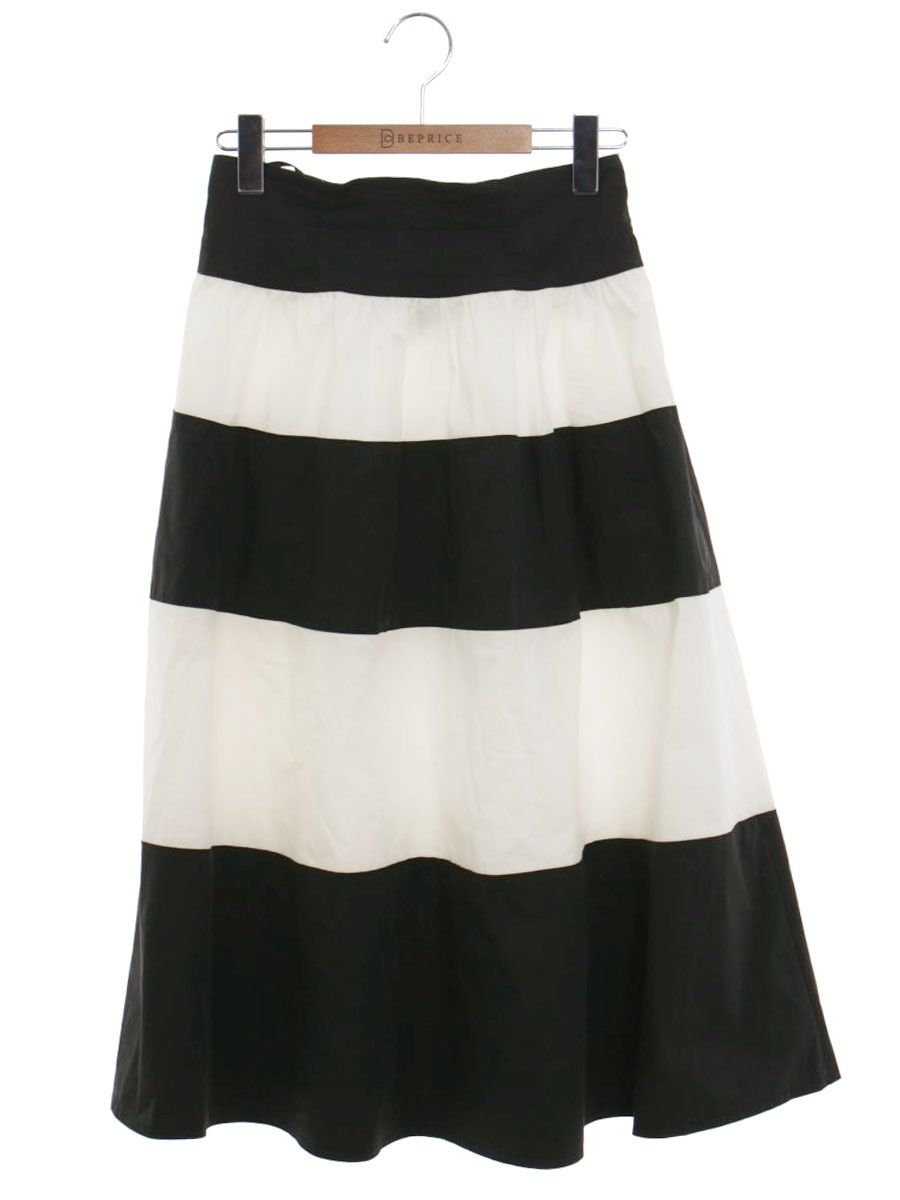 エムズグレイシー バイ ボリュームギャザースカート 417121 36 ホワイト