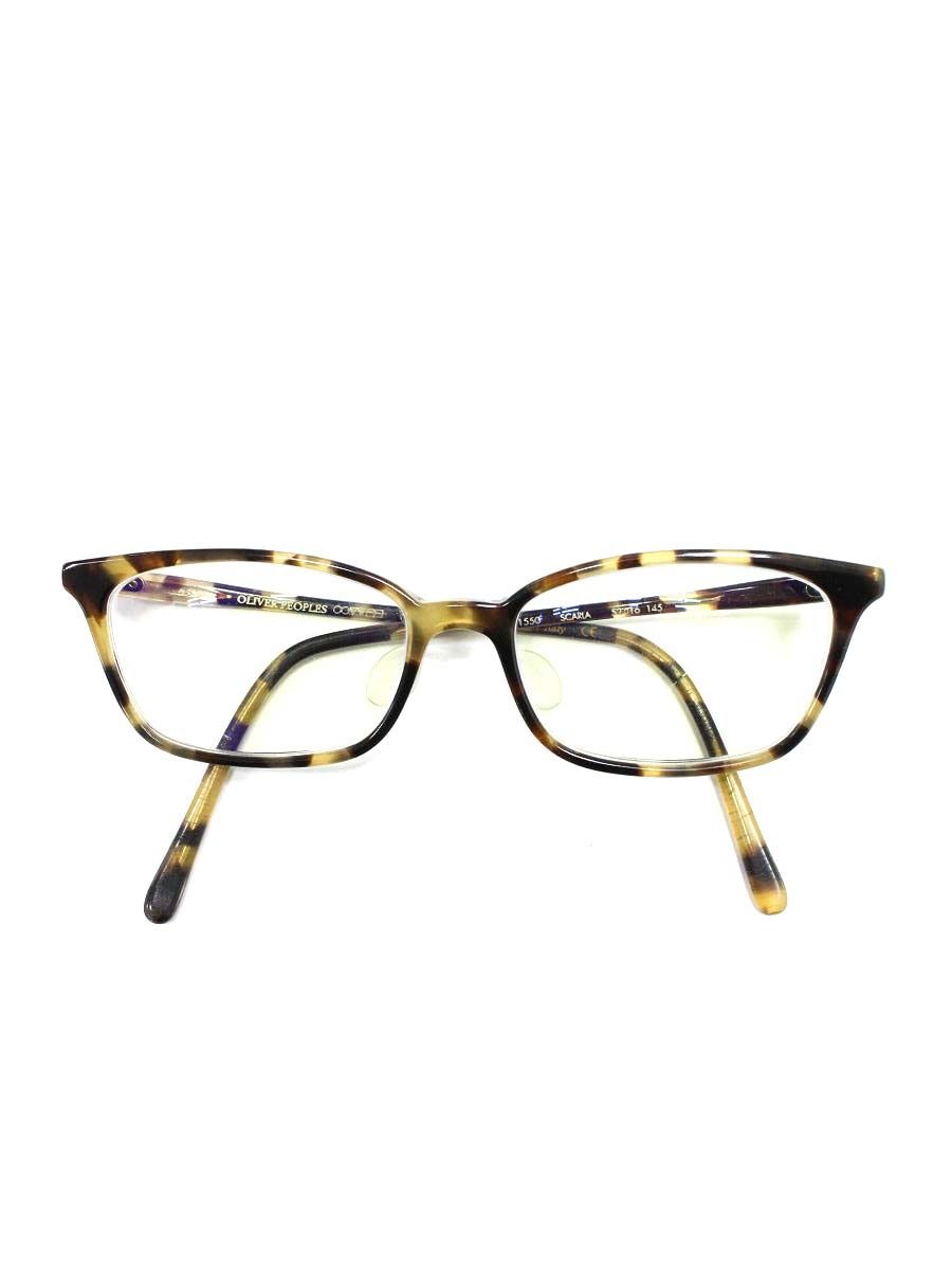 オリバーピープルズ SCARLAスカーラ OV 5334 U メガネ ブラウン セルフレーム スクエア