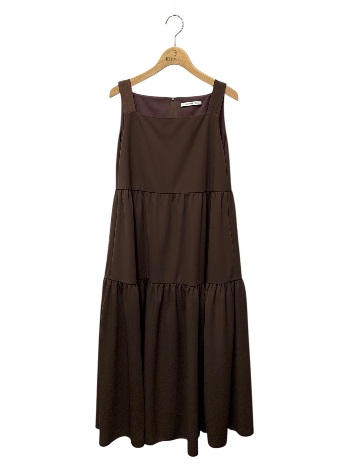 フォクシーニューヨーク Rosalin Dress 42995 ワンピース 38 ブラウン