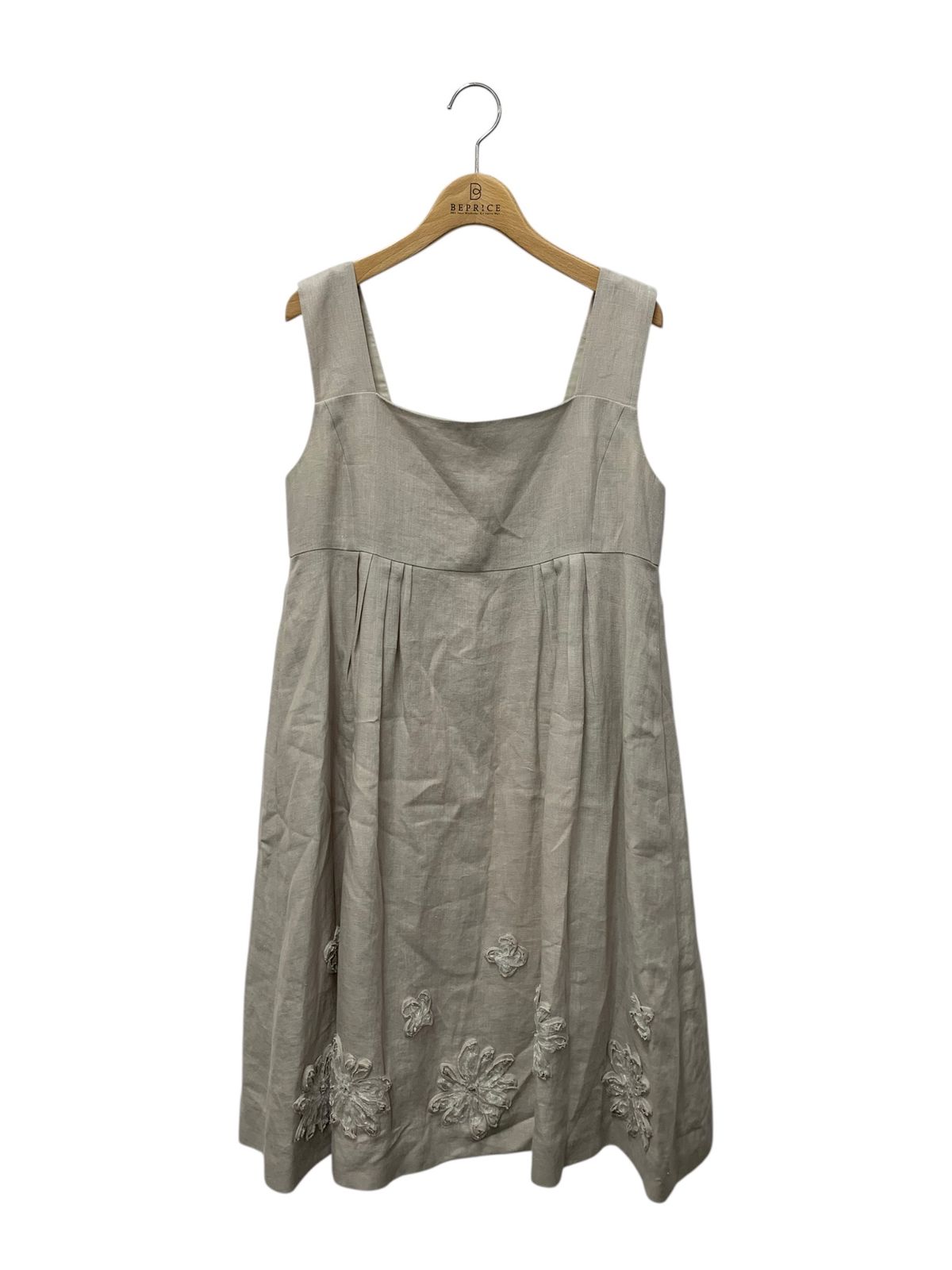 フォクシーブティック ドレス ソレイユ 38278 ワンピース 40 グレージュ