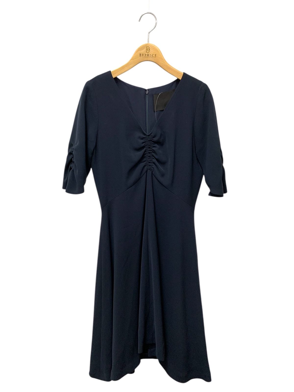 マイラン Fit Flare Dress Noir MB 18 SS OP 006 ワンピース S ネイビー ノワール