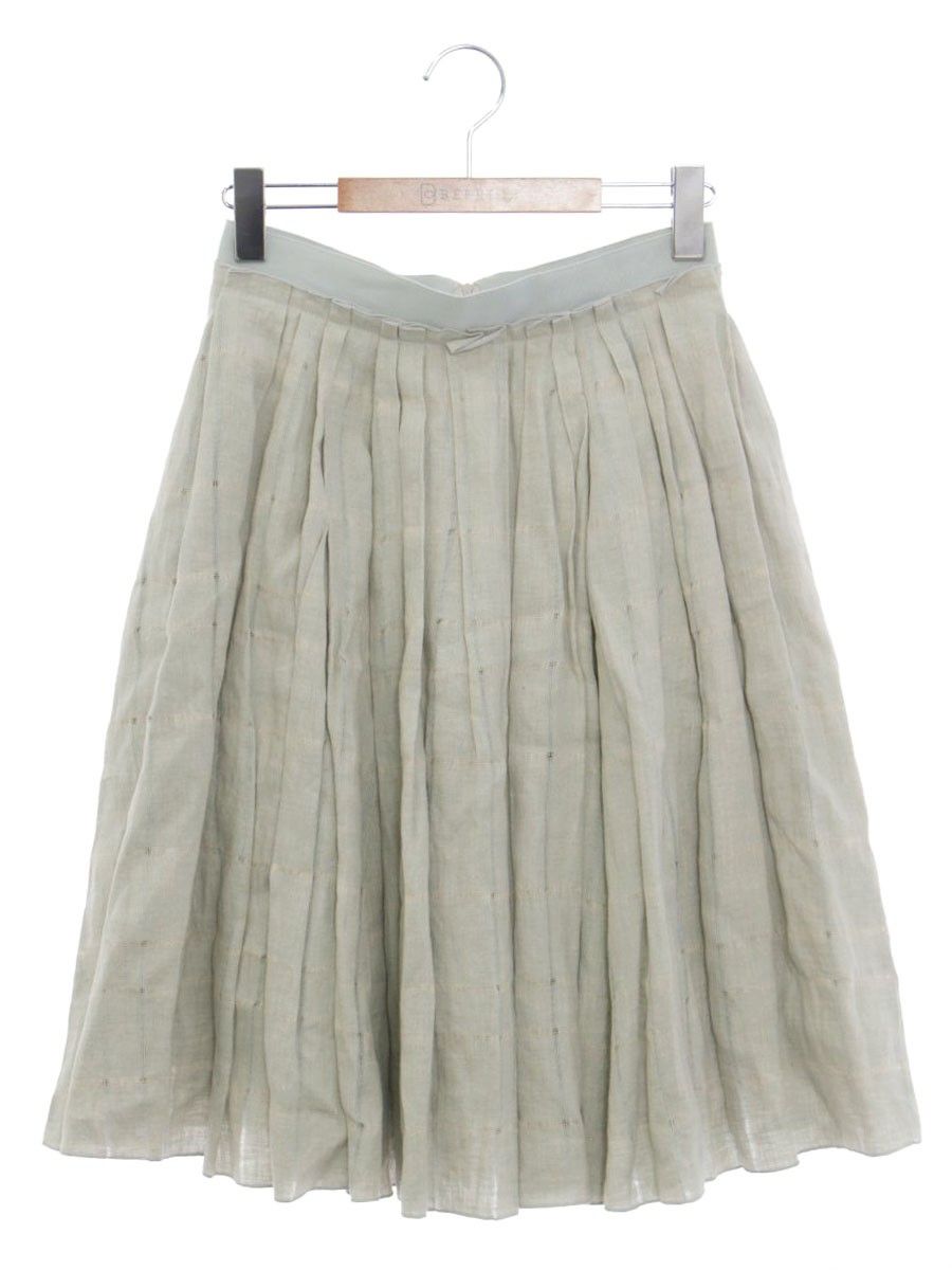 フォクシーブティック Skirt 39555 スカート 38 ブルー ベージュ SP品
