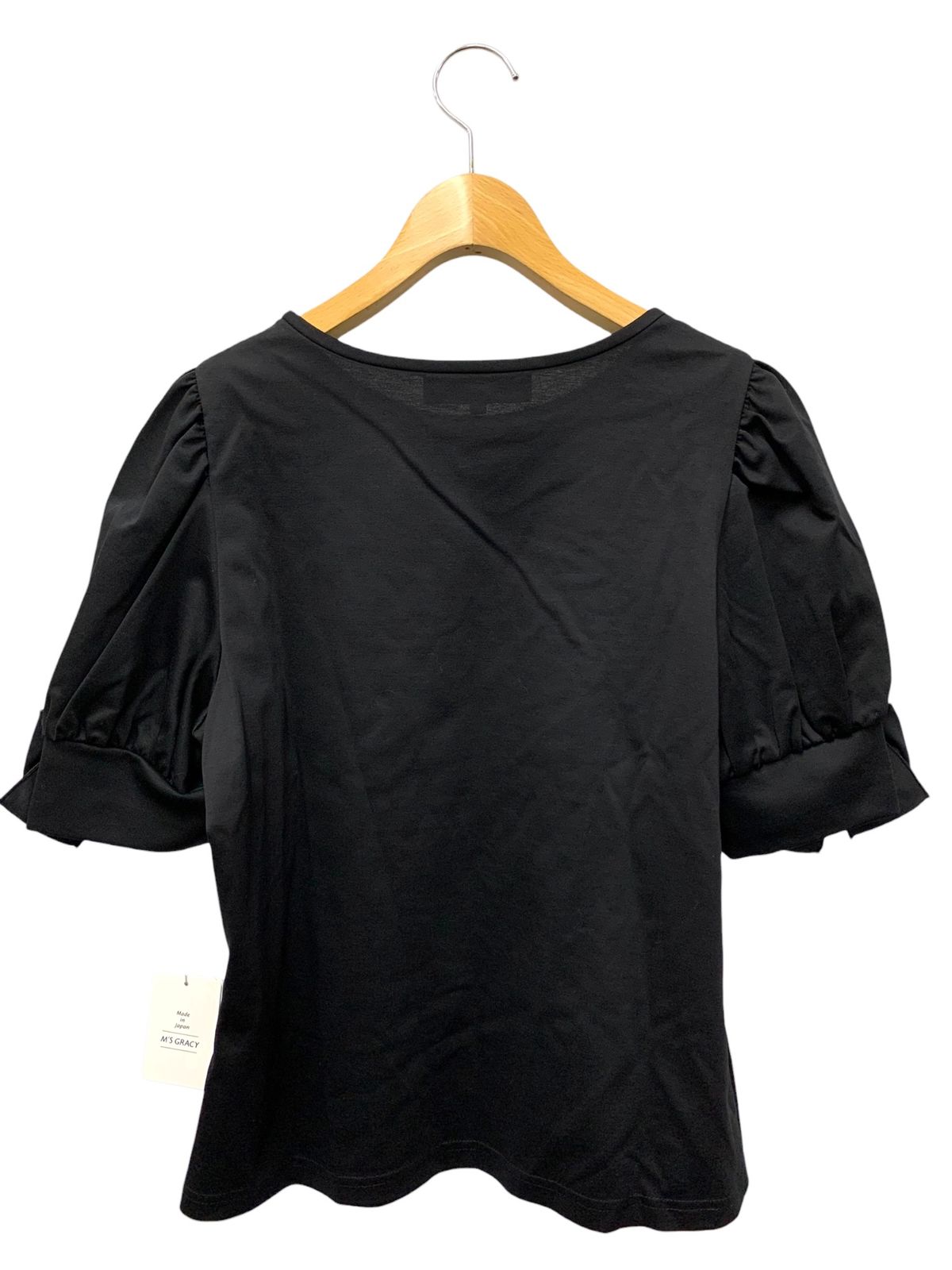 エムズグレイシー 515313 カットソー 42 ブラック リボン