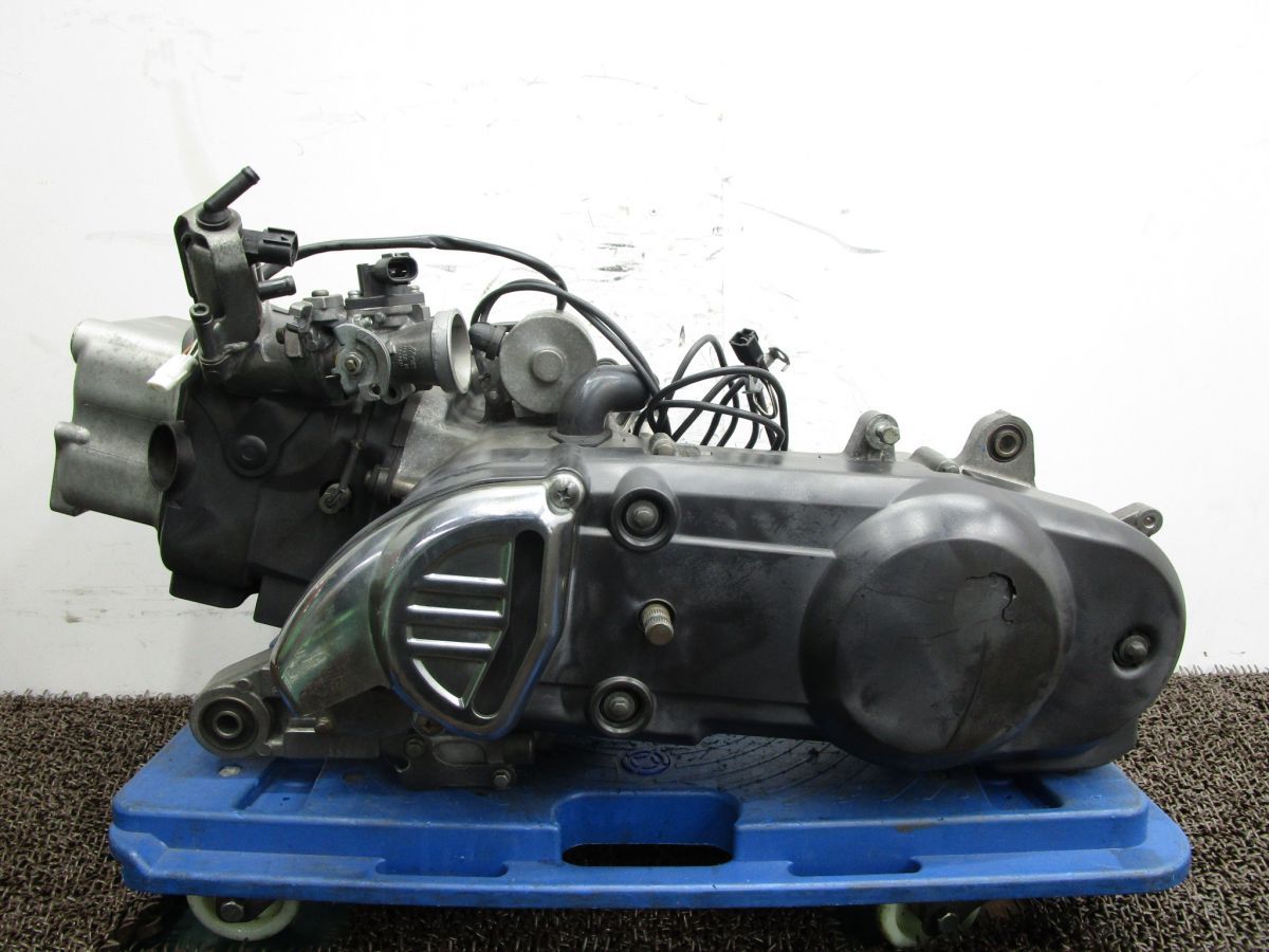 アドレスV 125 エンジン スロットルボディ A 8569 CF 46 始動 済み OH素材に スズキ F 468 動画有 FI インジェクション