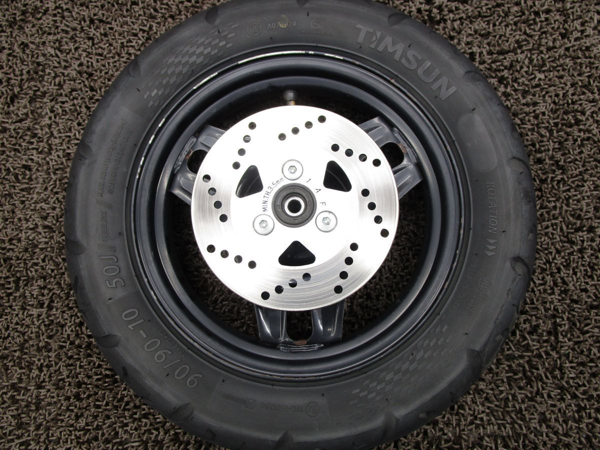 アドレスV 125 フロントホイール ディスク A 8528 CF 46 スズキ F 468 動画有 FI インジェクション