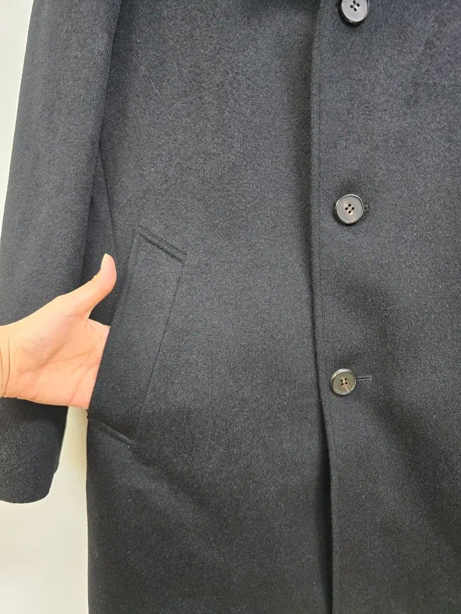 NINA RICCI ニナリッチ 生地 カシミア マスクラット ファーライナー オーダーメイド コート