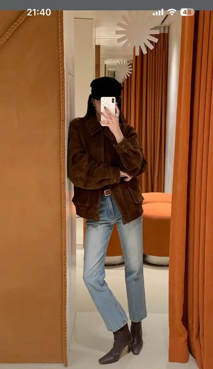 チークスレーベル ケイトデニム S