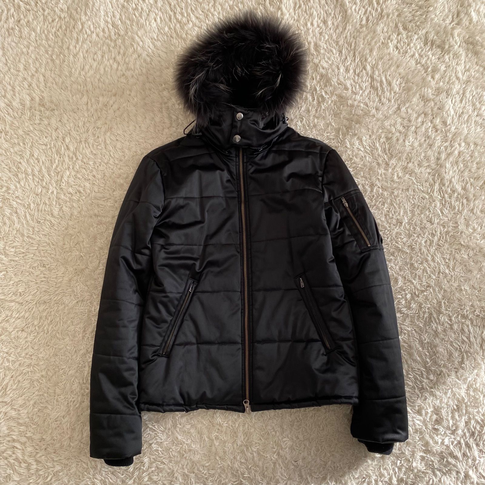 美品！MURDER LICENSE マーダーライセンス ダブルジップ リアルファー