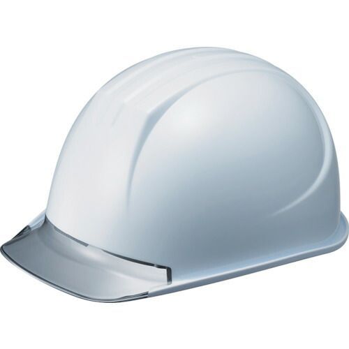 タニザワ 特大型ヘルメット 溝付 透明ひさし付