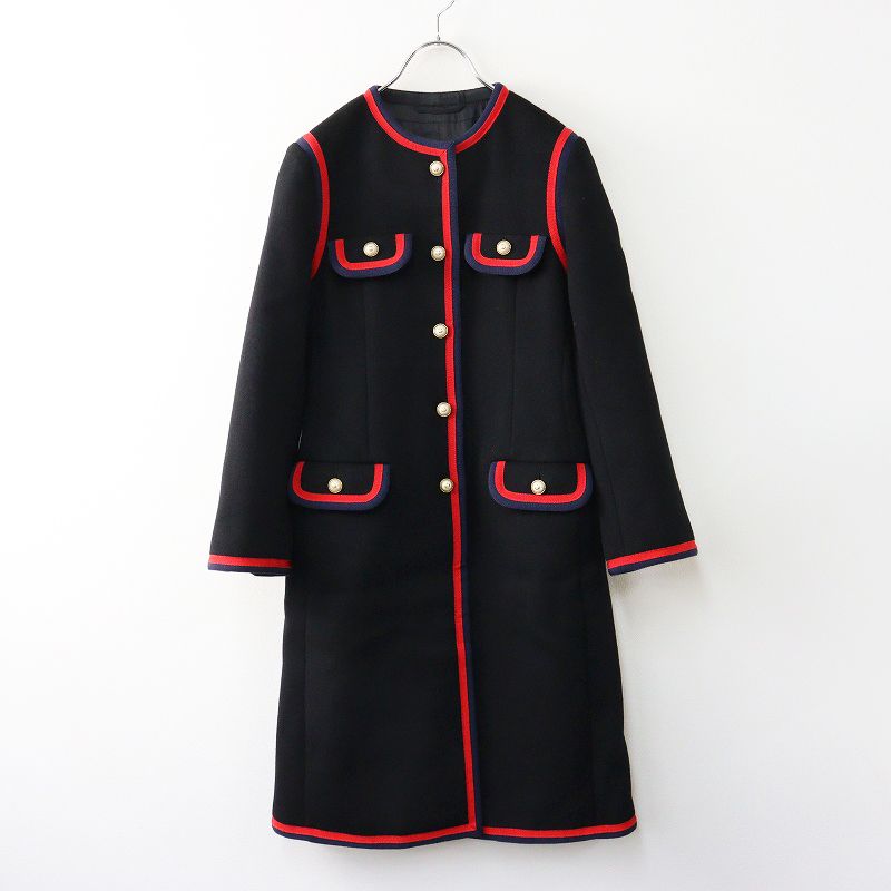 良品 定価41万 JPタグ グッチ GUCCI 544855 GGパールボタンウェブ