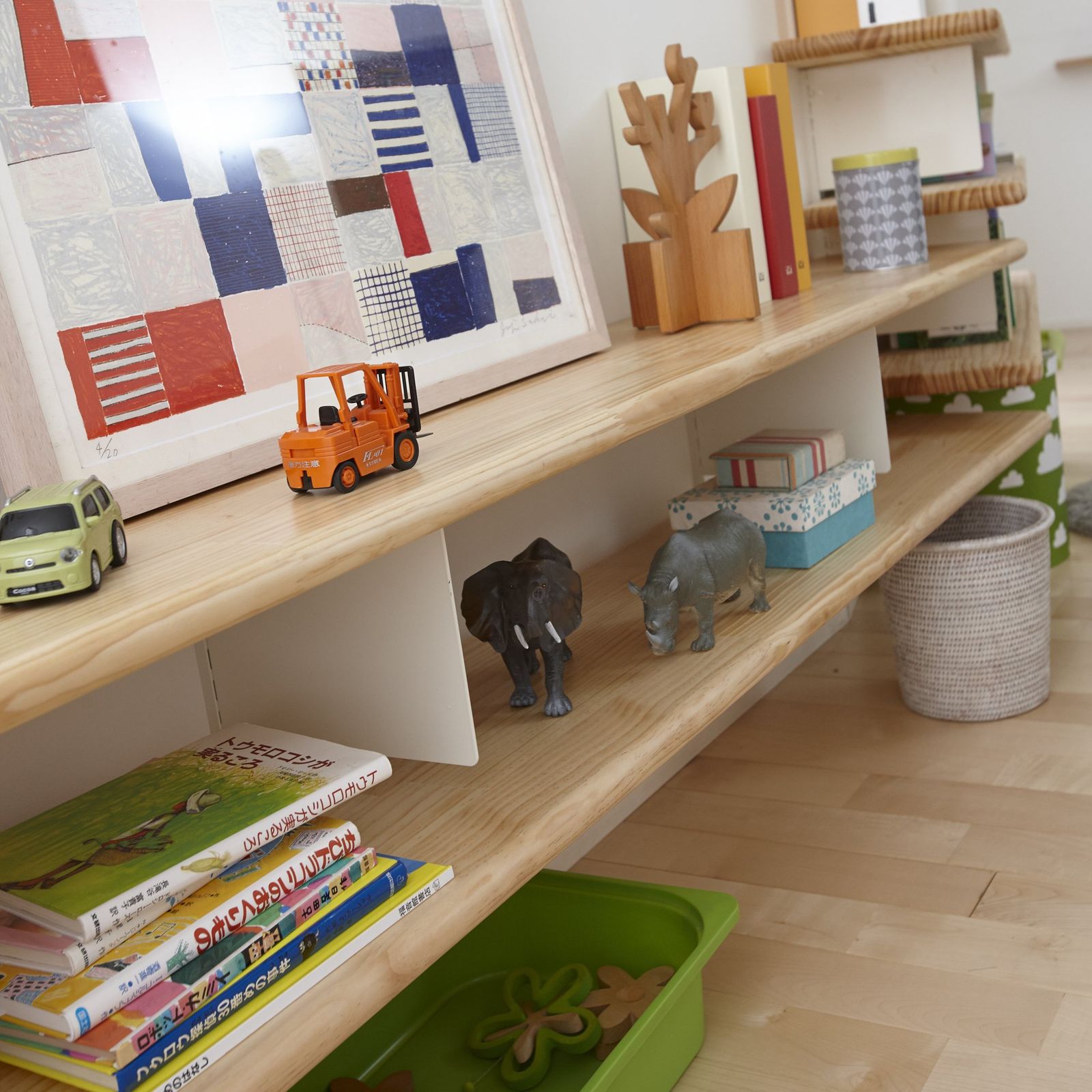 ウッドワン 棚板 オーク集成材 糸面 D 1 I B 長さ750 x奥行300 x厚み20 mm クリア塗装