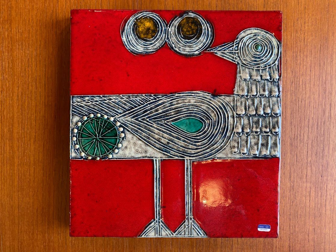 ヴィンテージ グスタフスベリ リサラーソン Drillsnappan 陶板 ヴィンテージ グスタフスベリ リサラーソン Drillsnappan 陶板