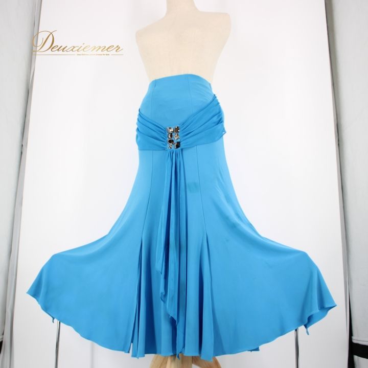 社交ダンス 衣装 スタンダード スカート レッスンウェア 女性用 オール