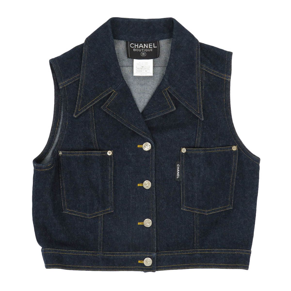 シャネル　デニム　ヴィンテージ 楽天市場】2022年 秋冬 CHANEL シャネル ココマーク ブローチ ジーンズ