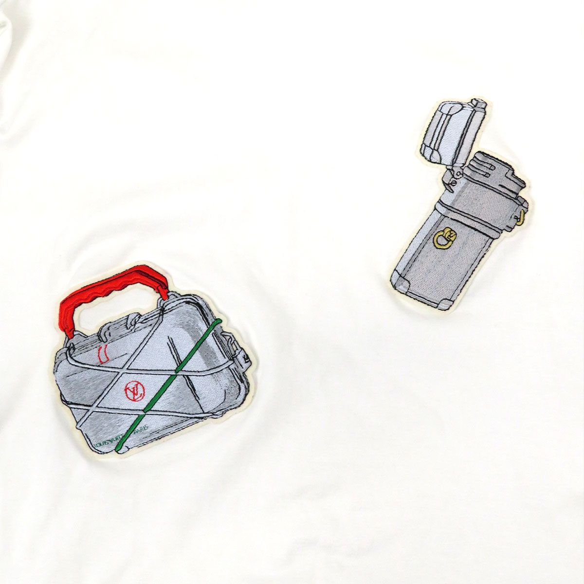 ルイヴィトン エンブロイダリー ワッペン Tシャツ FFTS01JG2