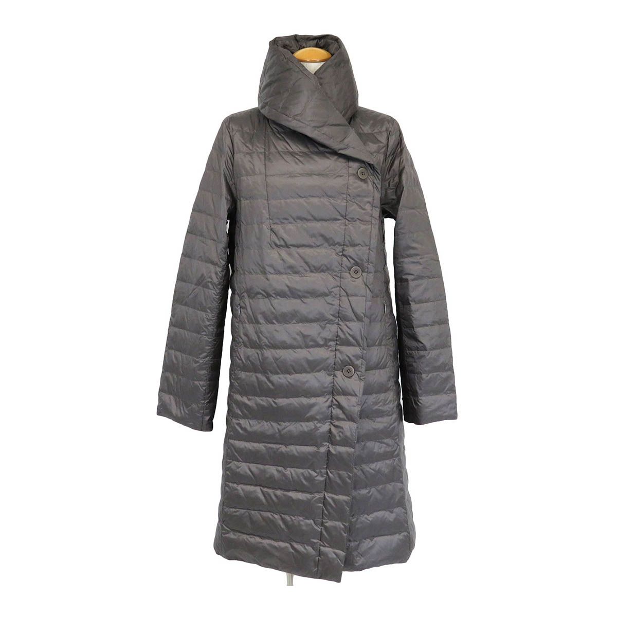 イッセイミヤケ HaaT ショールカラー ダウンコート HA83FA710