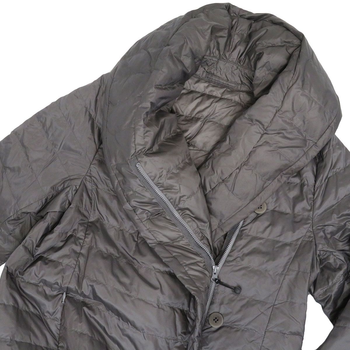 イッセイミヤケ HaaT ショールカラー ダウンコート HA83FA710