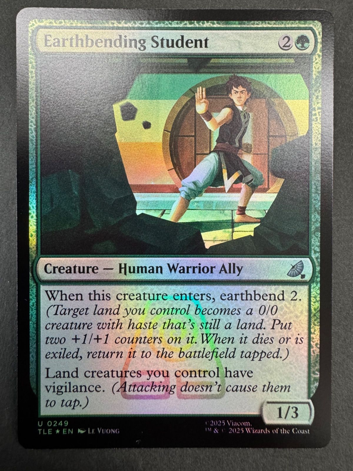 MTG 土の技の生徒 Earthbending Student 英語 foil TLE アバター