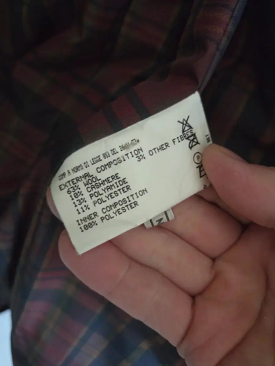 イタリー メンズ ウールコート ネイビー