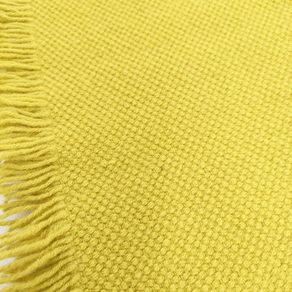 mina perhonen mou va7615 大判ストール ウール ブランケット イエロー