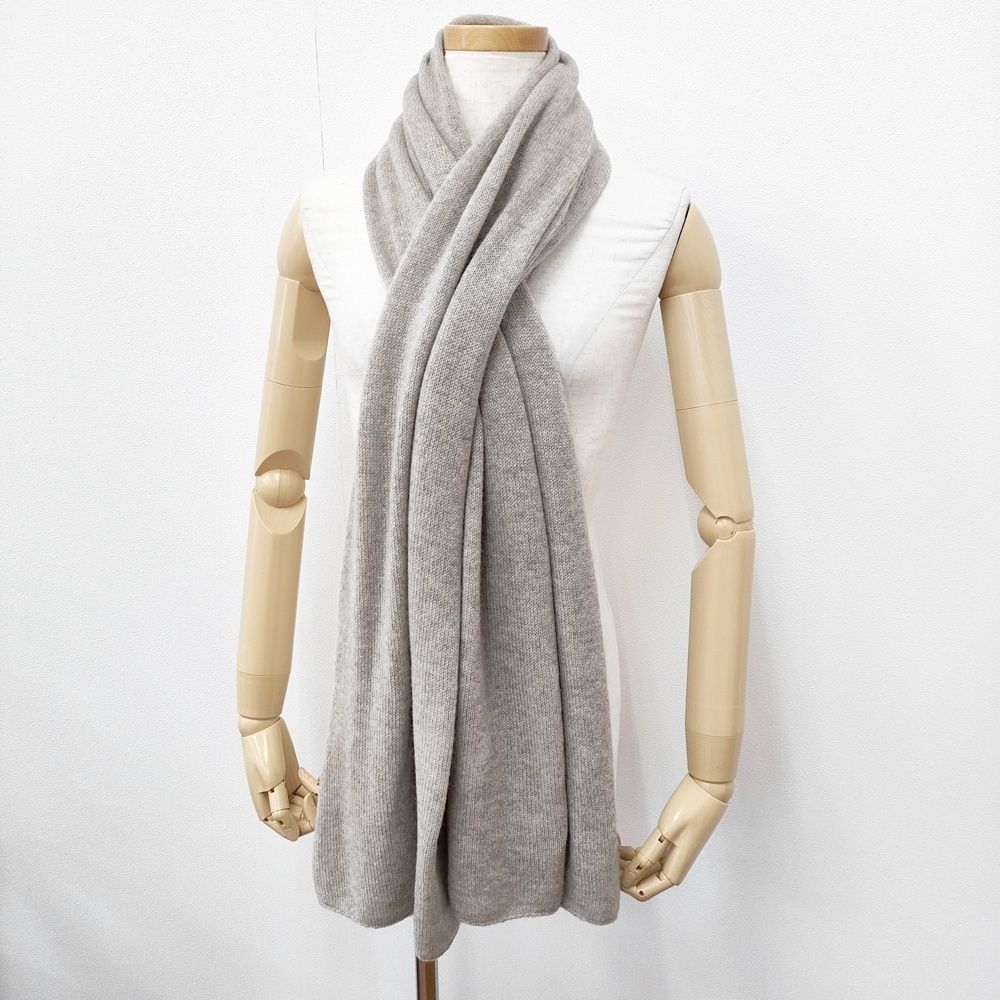 vie evam eva カシミヤ ロングループストール V213G944 定価27500円