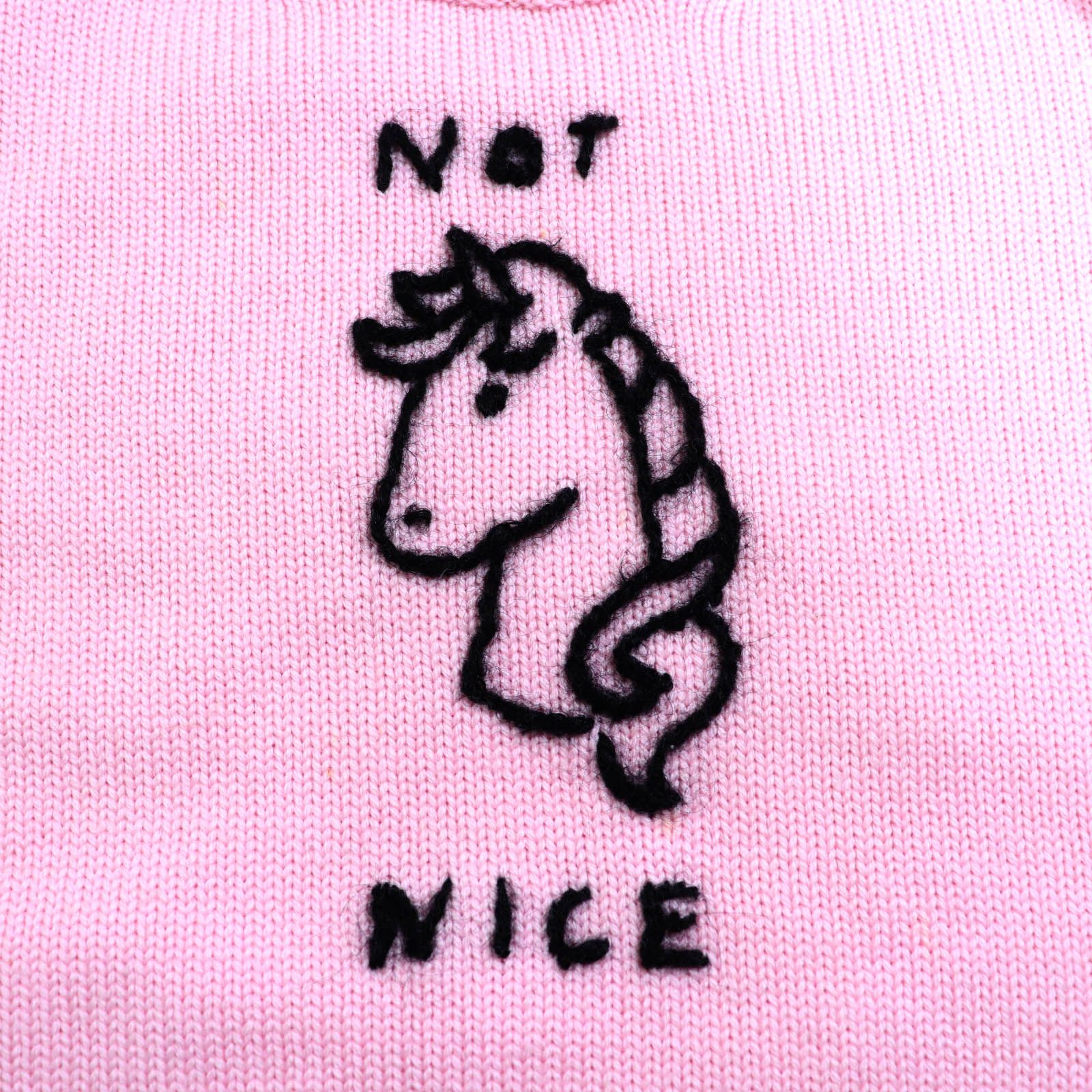 美品◇MIUMIU ミュウミュウ MML188 ウール100% ユニコーン クロップド